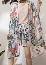 Load image into Gallery viewer, 4 Pieces Loose Ladies Pajama Set | Cardigan+Top+Pants+Shorts