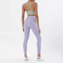 Load image into Gallery viewer, 2 Pieces Women Yoga Set - Quick-Dry Breathable Bra & Leggings with Pocket