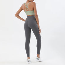Load image into Gallery viewer, 2 Pieces Women Yoga Set - Quick-Dry Breathable Bra & Leggings with Pocket