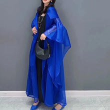 Load image into Gallery viewer, Elegant Loose Thin Long Hooded Women Cardigan