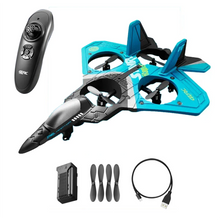 Load image into Gallery viewer, 2.4G Remote Control RC Airplane Toy - Tumbling Stunt Plane - Blue