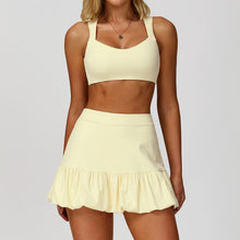 Load image into Gallery viewer, 2-Piece Women Sport Suits | Crop Tank & High-Waist Short Skirt Set