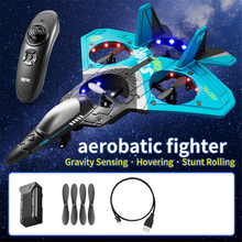Load image into Gallery viewer, 2.4G Remote Control RC Airplane Toy - Tumbling Stunt Plane - Blue