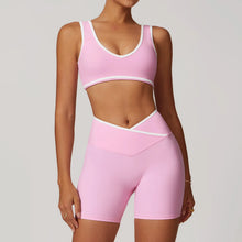 Load image into Gallery viewer, Premium 2 Pieces Yoga Outfit Set - High Waist Leggings & Sports Bra