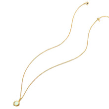 Load image into Gallery viewer, Shimmering White Opal Sun Pendant Necklace | 925 Sterling Silver