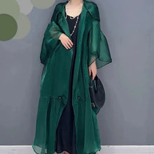 Load image into Gallery viewer, Elegant Loose Thin Long Hooded Women Cardigan