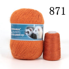 Load image into Gallery viewer, High Quality Soft Mink Luxury Long Plush Wool Cashmere Yarn for Knitting