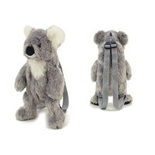 Load image into Gallery viewer, Plush Children Backpack Bag | Australian Koala - Kangaroo - Penguin