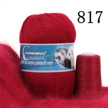Load image into Gallery viewer, High Quality Soft Mink Luxury Long Plush Wool Cashmere Yarn for Knitting