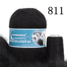 Load image into Gallery viewer, High Quality Soft Mink Luxury Long Plush Wool Cashmere Yarn for Knitting