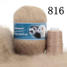 Load image into Gallery viewer, High Quality Soft Mink Luxury Long Plush Wool Cashmere Yarn for Knitting