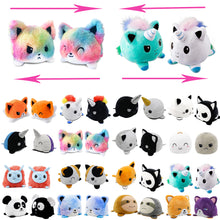 Load image into Gallery viewer, Reversible Plush Soft Cute Animal Toy