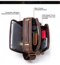 Load image into Gallery viewer, Genuine Leather Shoulder Bag For Men