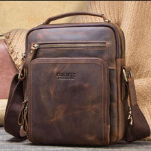 Load image into Gallery viewer, Genuine Leather Shoulder Bag For Men