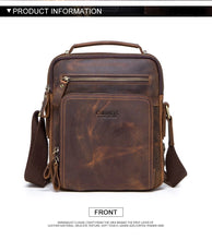 Load image into Gallery viewer, Genuine Leather Shoulder Bag For Men