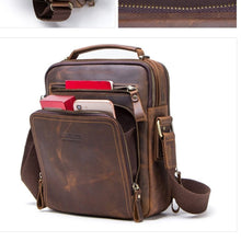 Load image into Gallery viewer, Genuine Leather Shoulder Bag For Men