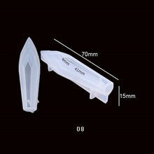 Load image into Gallery viewer, Crystal Point Quartz Shard Silicone Molds