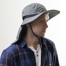 Load image into Gallery viewer, UV Protection Bucket Hat with Neck Flap