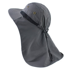 Load image into Gallery viewer, UV Protection Bucket Hat with Neck Flap