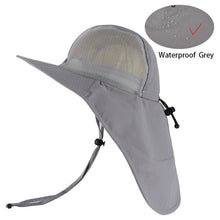 Load image into Gallery viewer, UV Protection Bucket Hat with Neck Flap