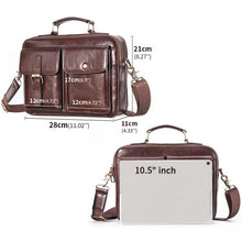 Load image into Gallery viewer, Genuine Leather Shoulder Bag For Men