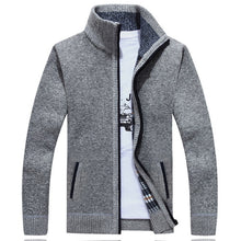 Load image into Gallery viewer, Thick Fleece Knitted Long Sleeve Winter Coat