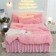 Load image into Gallery viewer, Luxury Plush Shaggy Warm Fleece Bedding Set