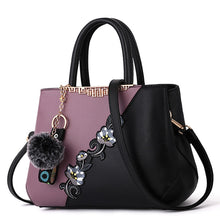 Load image into Gallery viewer, Leather Embroidered Messenger Handbag For Women