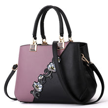 Load image into Gallery viewer, Leather Embroidered Messenger Handbag For Women