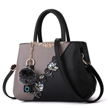 Load image into Gallery viewer, Leather Embroidered Messenger Handbag For Women