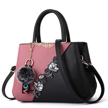 Load image into Gallery viewer, Leather Embroidered Messenger Handbag For Women