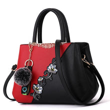 Load image into Gallery viewer, Leather Embroidered Messenger Handbag For Women