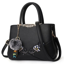Load image into Gallery viewer, Leather Embroidered Messenger Handbag For Women