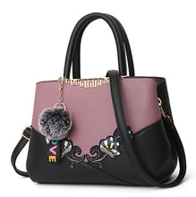 Load image into Gallery viewer, Leather Embroidered Messenger Handbag For Women