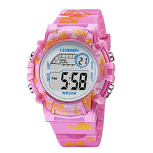 Load image into Gallery viewer, Waterproof Alarm LED Digital Watch For Boys and Girls