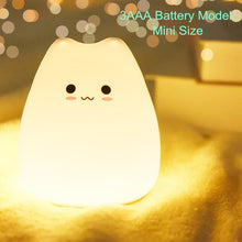 Load image into Gallery viewer, Cute Silicone Touch Sensor Remote LED Cat Lamp