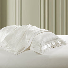 Load image into Gallery viewer, Jacquard Cotton Satin Bedding Set | 4pcs