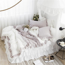 Load image into Gallery viewer, Princess Style 100% Cotton Bedding Duvet Cover Sets