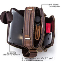 Load image into Gallery viewer, Genuine Leather Shoulder Bag For Men