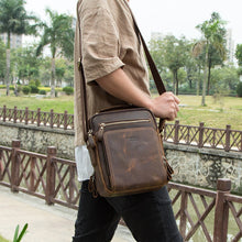 Load image into Gallery viewer, Genuine Leather Shoulder Bag For Men
