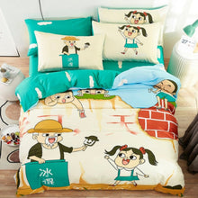Load image into Gallery viewer, 100% Cotton Kid Bedding Duvet Cover Set