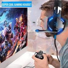Load image into Gallery viewer, Headset Gamers | LED Light Noise Cancelling