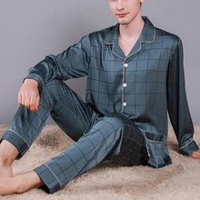 Load image into Gallery viewer, Men Luxurious Ice Silk Pyjamas