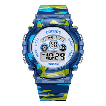 Load image into Gallery viewer, Waterproof Alarm LED Digital Watch For Boys and Girls