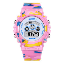 Load image into Gallery viewer, Waterproof Alarm LED Digital Watch For Boys and Girls