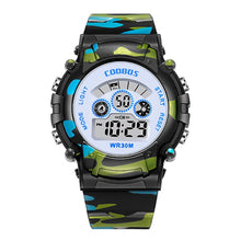 Load image into Gallery viewer, Waterproof Alarm LED Digital Watch For Boys and Girls