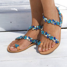 Load image into Gallery viewer, Rhinestones Crystal Summer Sandal Shoes For Woman