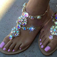Load image into Gallery viewer, Rhinestones Crystal Summer Sandal Shoes For Woman