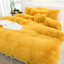 Load image into Gallery viewer, Luxury Plush Shaggy Warm Fleece Bedding Set