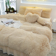Load image into Gallery viewer, Luxury Plush Shaggy Warm Fleece Bedding Set